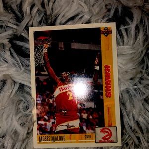 Moses Malone upper deck 1991-1992 card